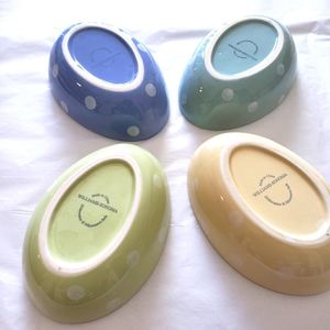 Vintage Williams Sonoma polka dot bowls